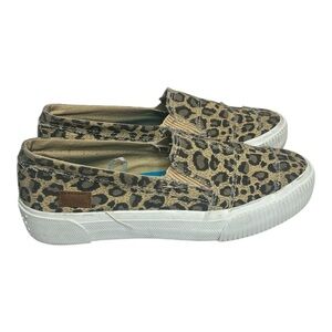 Blowfish Malibu Leopard Print Slip On Sneakers Women’s Size 8